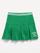 Image number 1 showing, New York Jets French Terry Pleated Skort for Toddler Girls