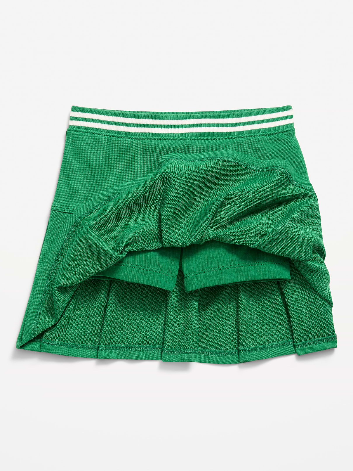Image number 2 showing, New York Jets French Terry Pleated Skort for Toddler Girls