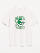 Image 1 of 2, rib-knit crew neck, short sleeves, graphic at front, Product #916545