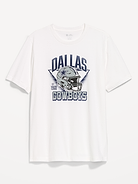 Image 1 of 2, rib-knit crew neck, short sleeves, graphic at front, Product #916541