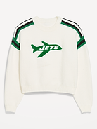 Image number 1 showing, New York Jets Cropped Sweater for Women