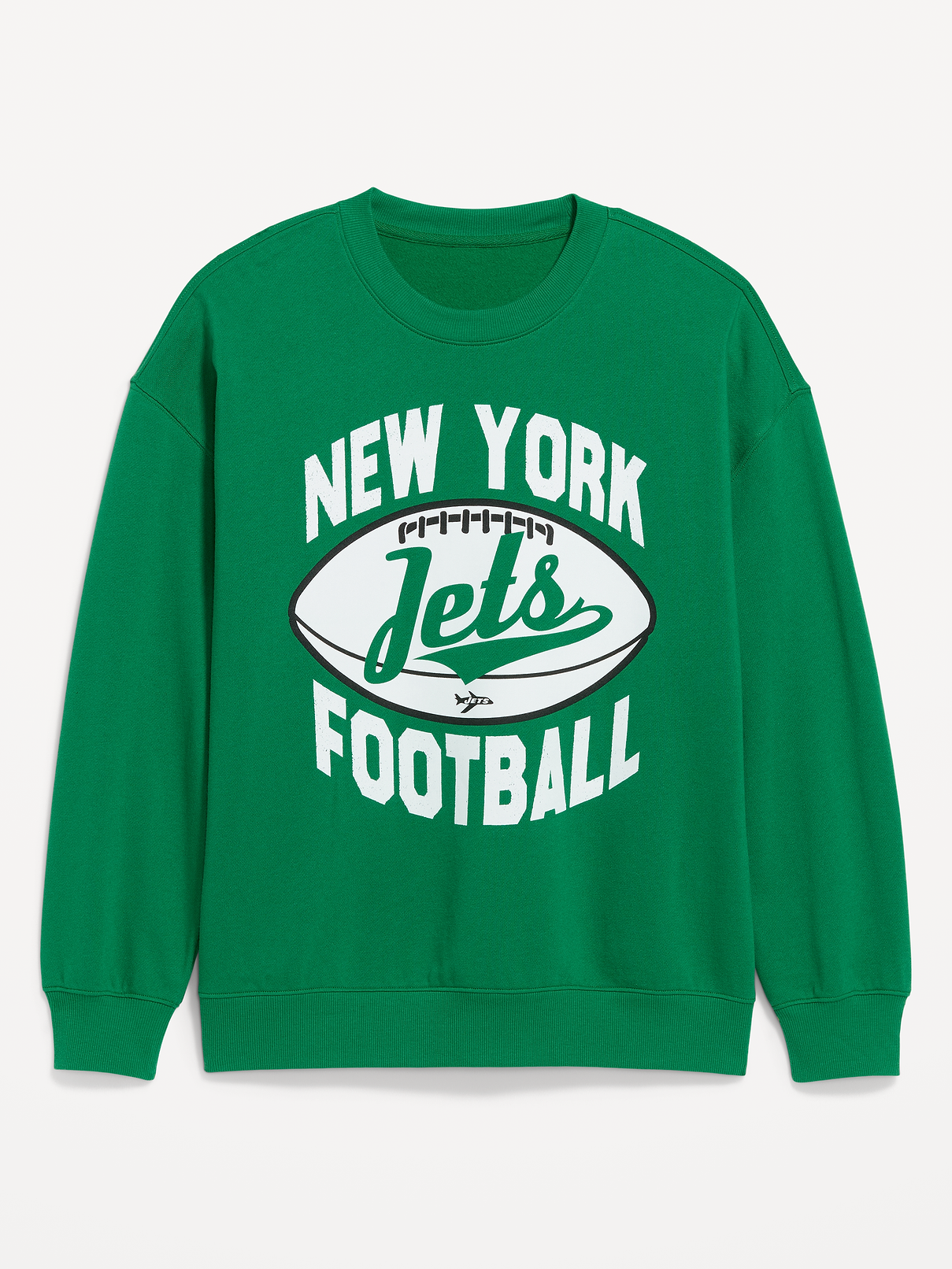 Image number 1 showing, New York Jets Oversized Fleece Sweatshirt for Women