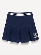 Image number 1 showing, New York Giants French Terry Pleated Skort for Toddler Girls