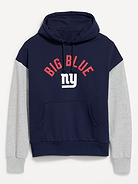 Image 1 of 1, drawstring hood, drop-shoulder sleeves, kangaroo pocket, graphic at front, rib-knit trim, pullover style, Product #916552