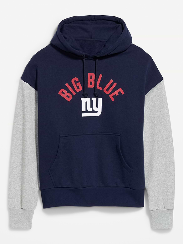 New York Giants Oversized Pullover Hoodie for Adults