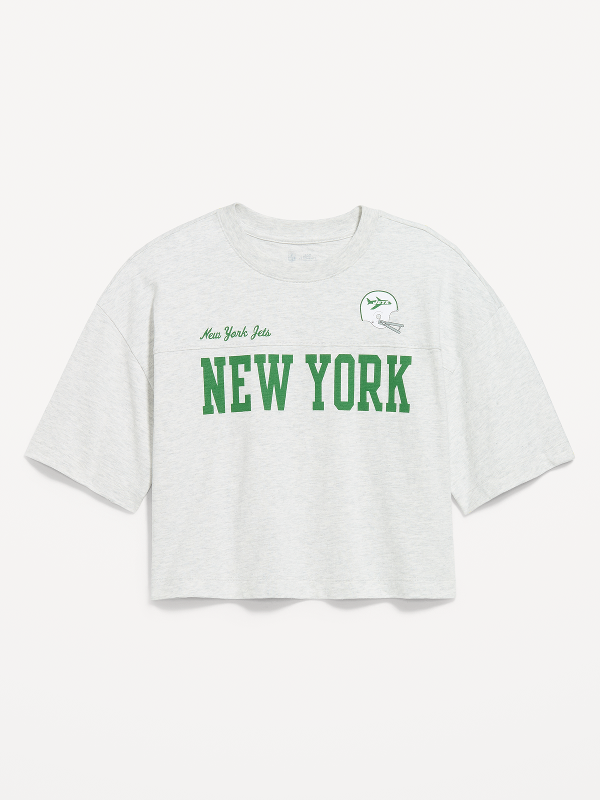 New York Jets Vintage Oversized T-Shirt for Women
