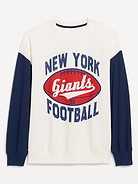 Image number 1 showing, New York Giants Oversized Fleece Sweatshirt for Women