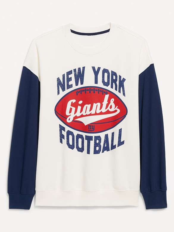 New York Giants Oversized Fleece Sweatshirt for Women