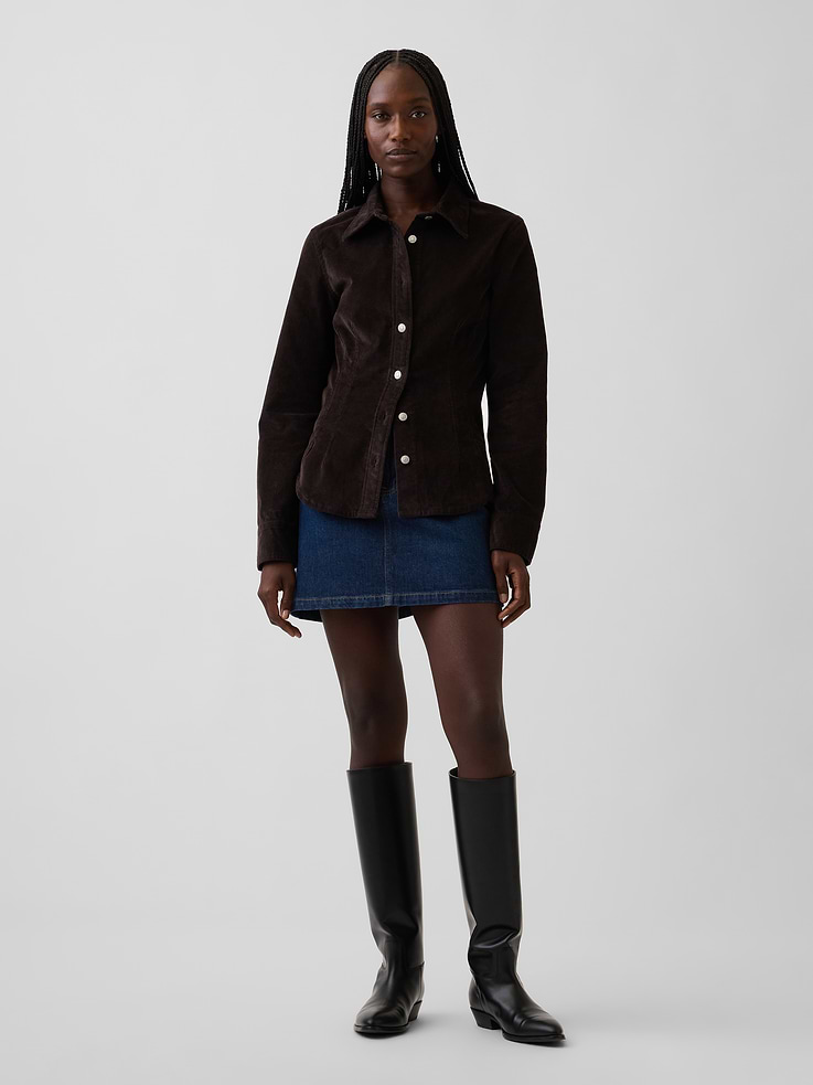 Image number 2 showing, Corduroy Fitted Shirt