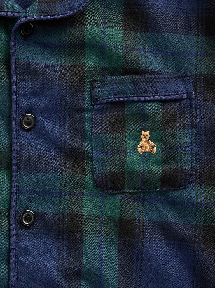 L'image numéro 5 présente Pyjama en flanelle recyclée pour Enfant