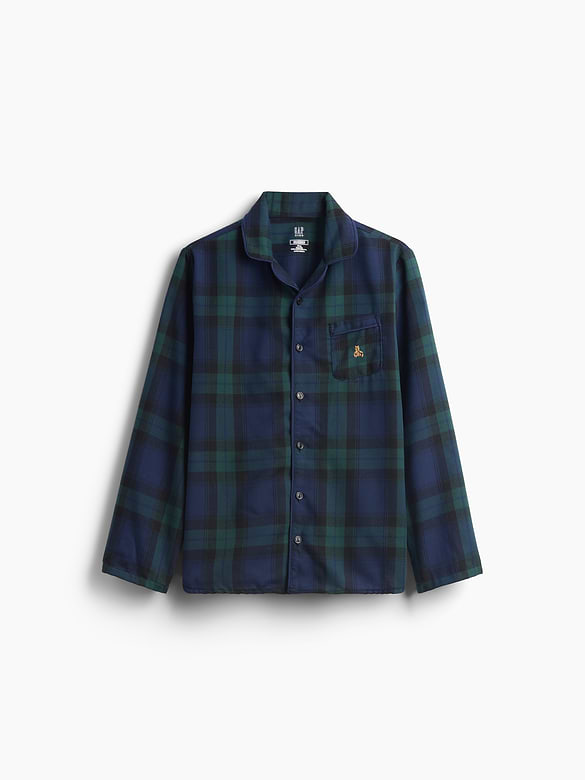 Kids Recycled Flannel PJ Set