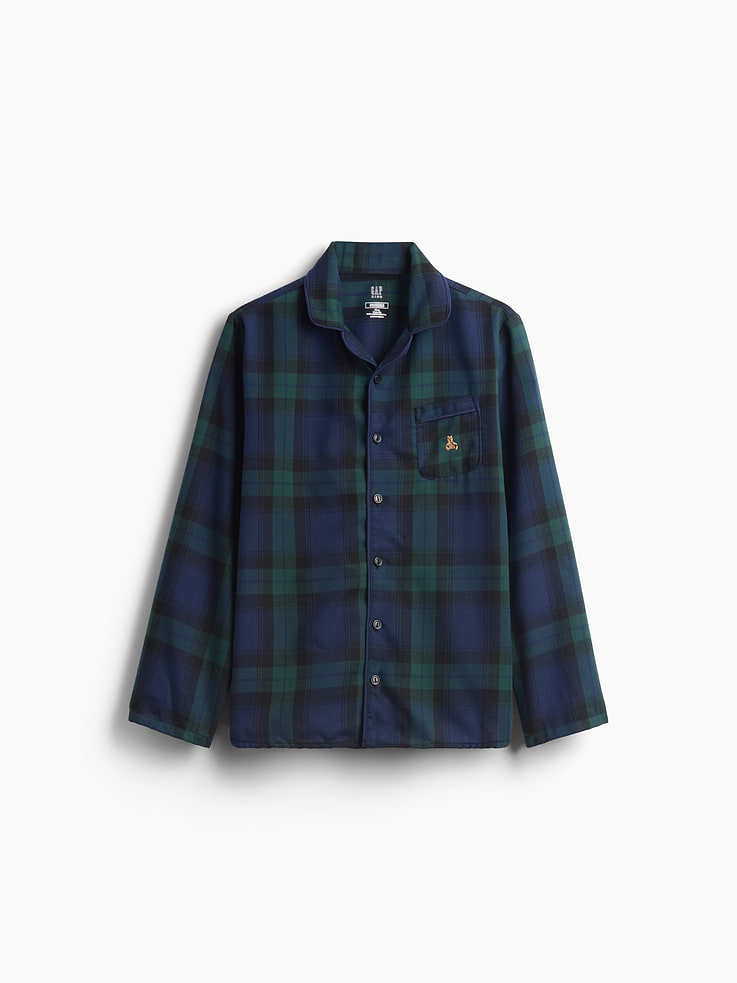 L'image numéro 6 présente Pyjama en flanelle recyclée pour Enfant