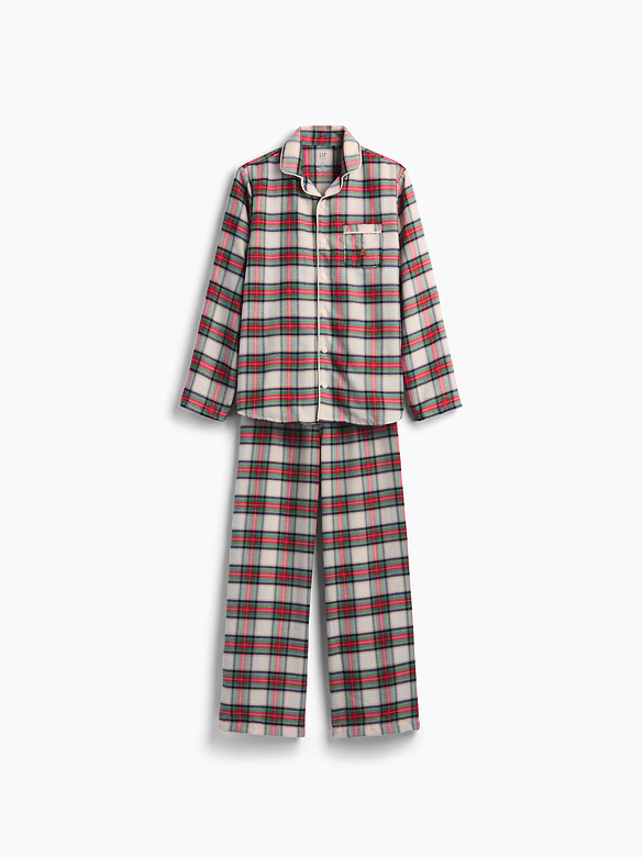 Kids Recycled Flannel PJ Set