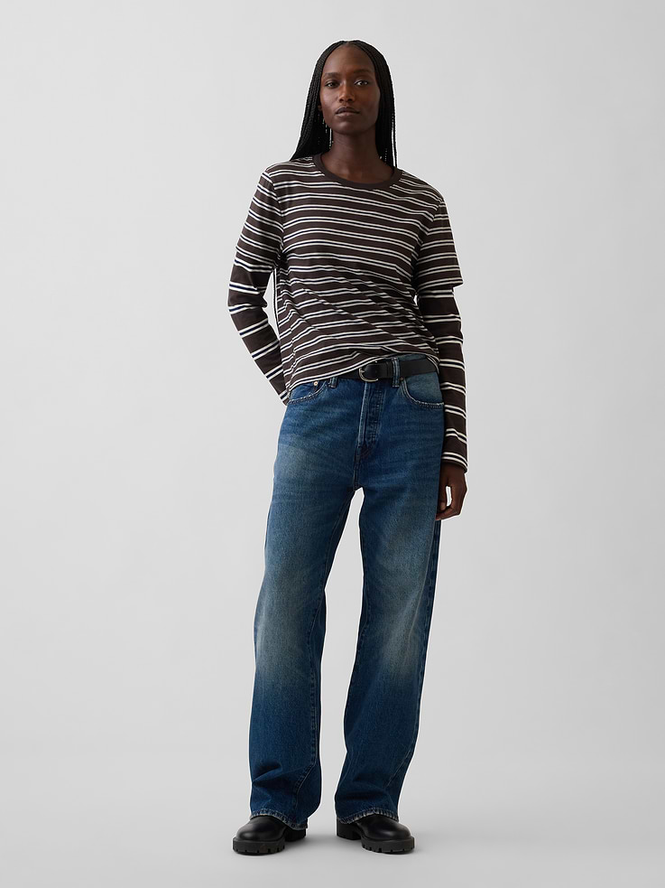 Image number 2 showing, Organic Cotton VintageSoft Double-Layer T-Shirt
