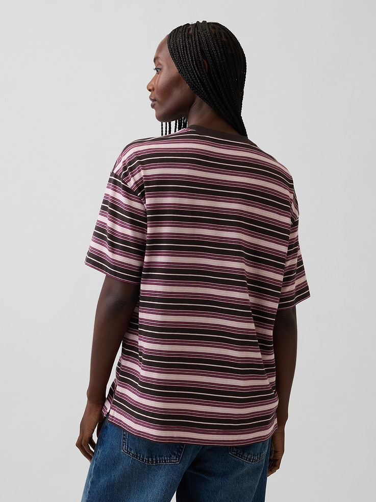 Image 3 of 5, Organic Cotton VintageSoft Oversized Logo T-Shirt