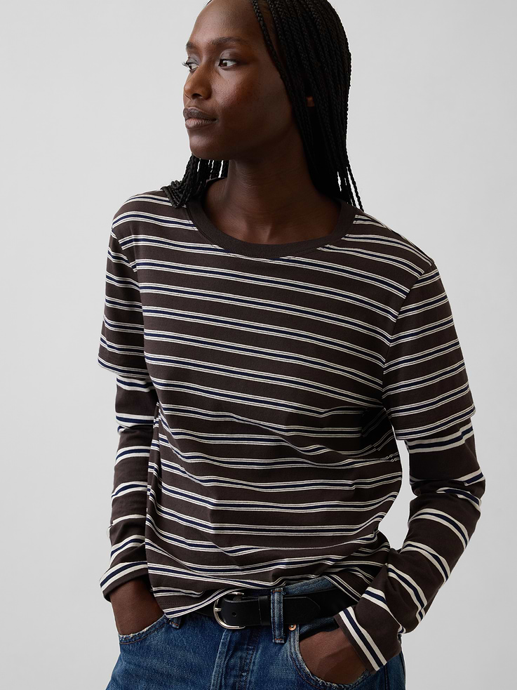 Image number 4 showing, Organic Cotton VintageSoft Double-Layer T-Shirt