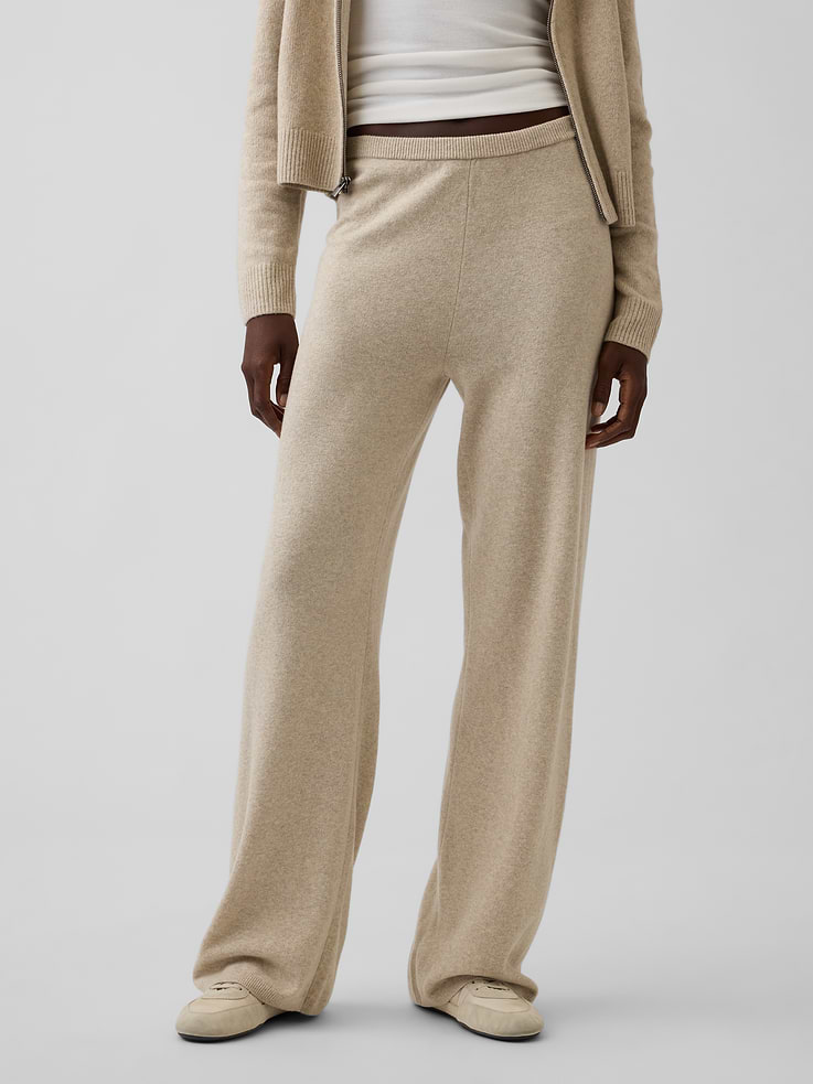Image 2 de 6, Pantalon ample Effet cachemire