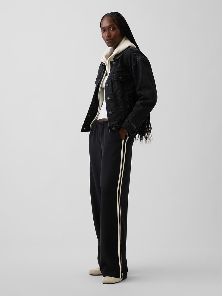Image 6 of 7, Easy Wide-Leg Pants