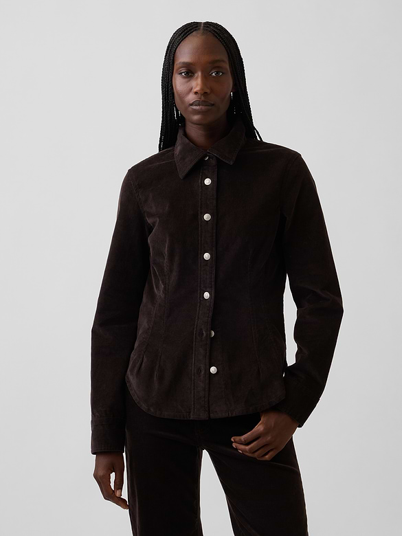 Corduroy Fitted Shirt