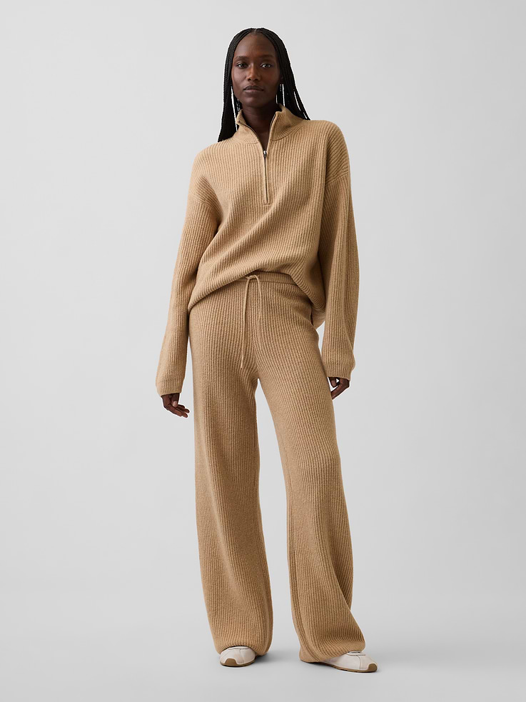 Image number 1 showing, CashSoft Loose Sweater Pants