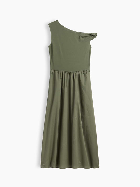 One-Shoulder Maxi Dress