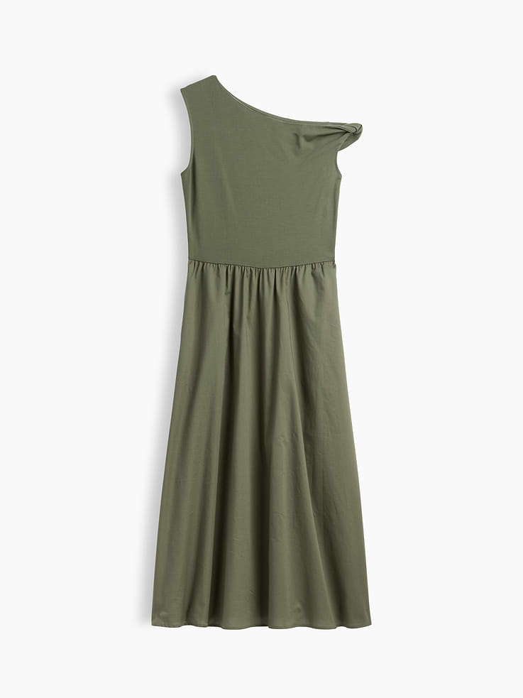 Image number 4 showing, One-Shoulder Maxi Dress