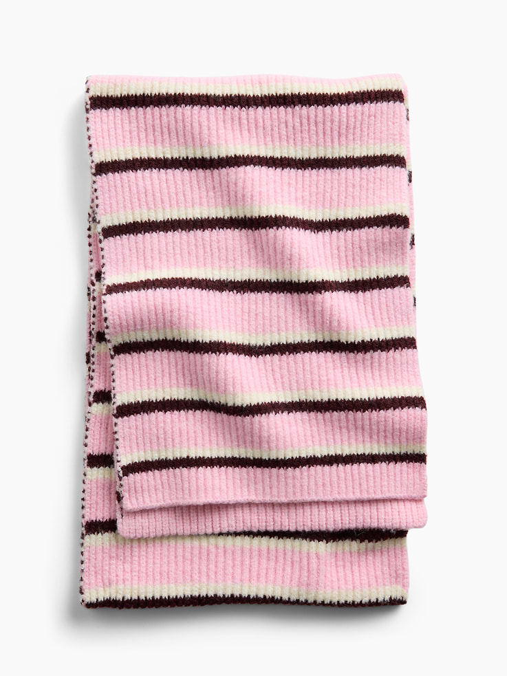 Image 1 of 2, Plush like cashmere. Easier than anything. With a lightweight layer-able feel & brushed for softness., Soft cotton-blend knit., Select styles have allover print or stripes., Product #1177019