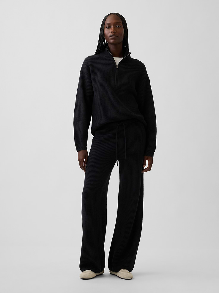 Image number 1 showing, CashSoft Loose Sweater Pants