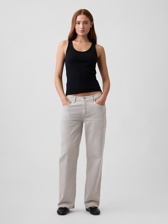 Low Rise '90s Loose Jeans