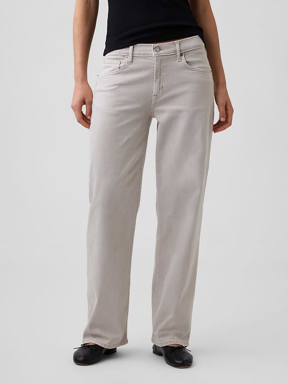 Low Rise '90s Loose Jeans