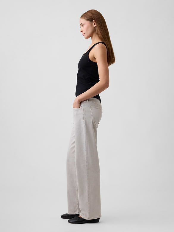 Low Rise '90s Loose Jeans