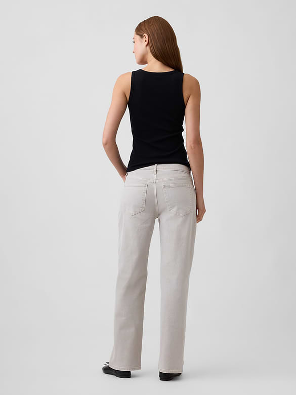 Low Rise '90s Loose Jeans