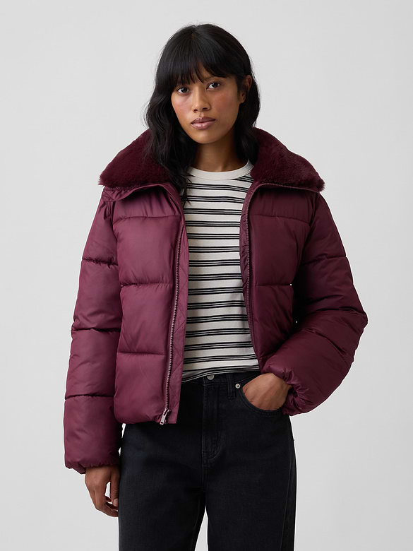 Relaxed Quilted Puffer Jacket