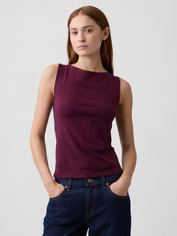 Boatneck Tank Top