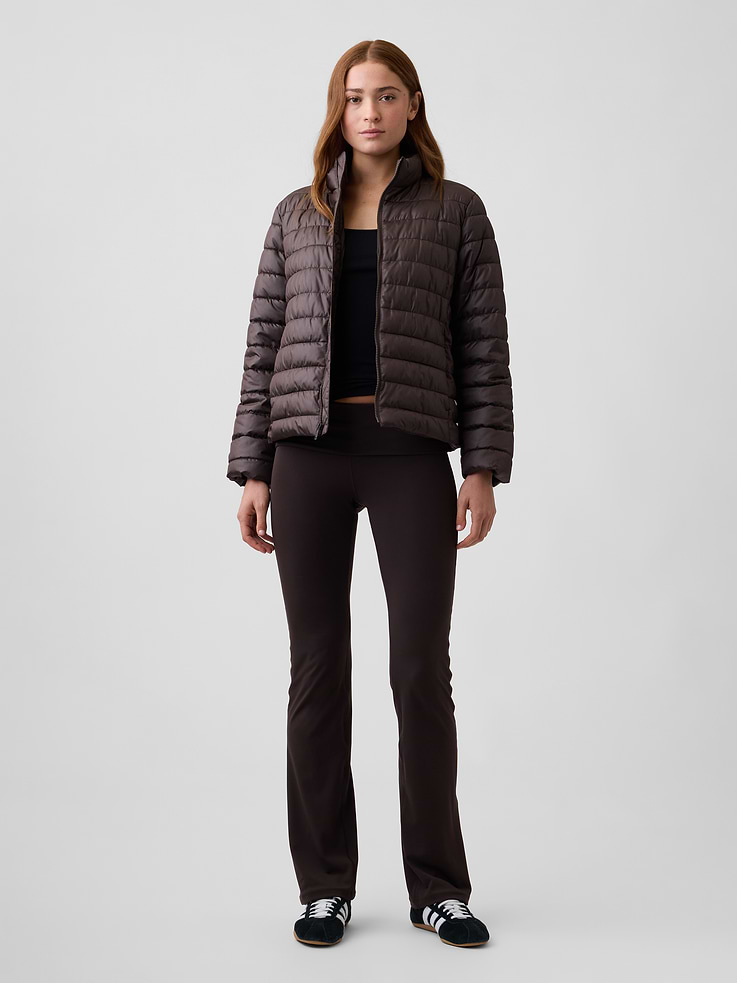 Image 3 of 5, Relaxed Quilted Puffer Jacket