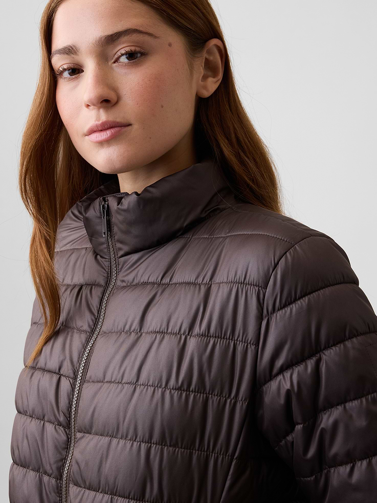 Image 4 of 5, Relaxed Quilted Puffer Jacket