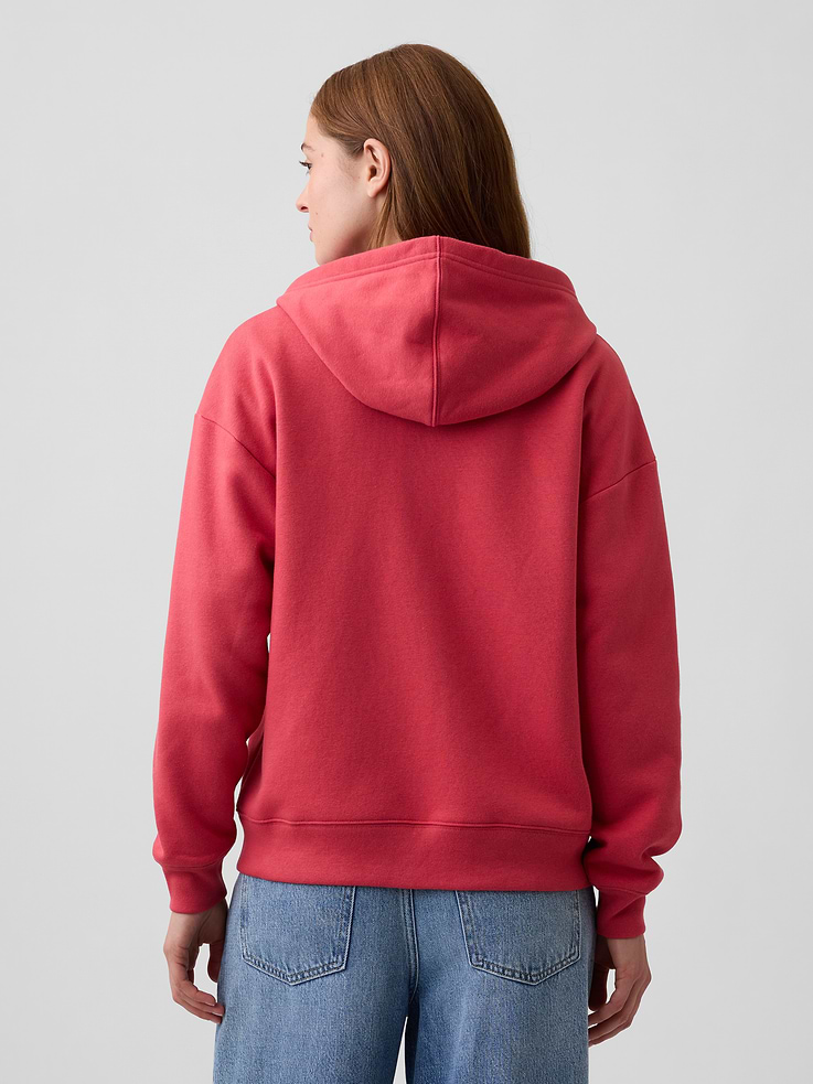 Image 2 of 5, Oversized Fleece Zip Hoodie