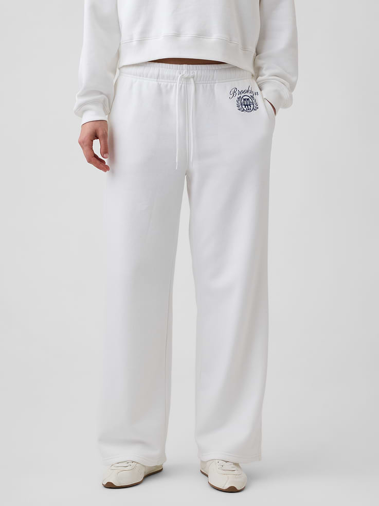 Image 3 of 5, Gap Graphic Relaxed Straight-Leg Sweatpants
