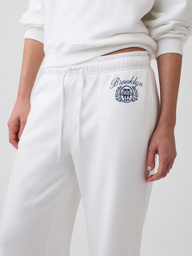 Image 4 of 5, Gap Graphic Relaxed Straight-Leg Sweatpants
