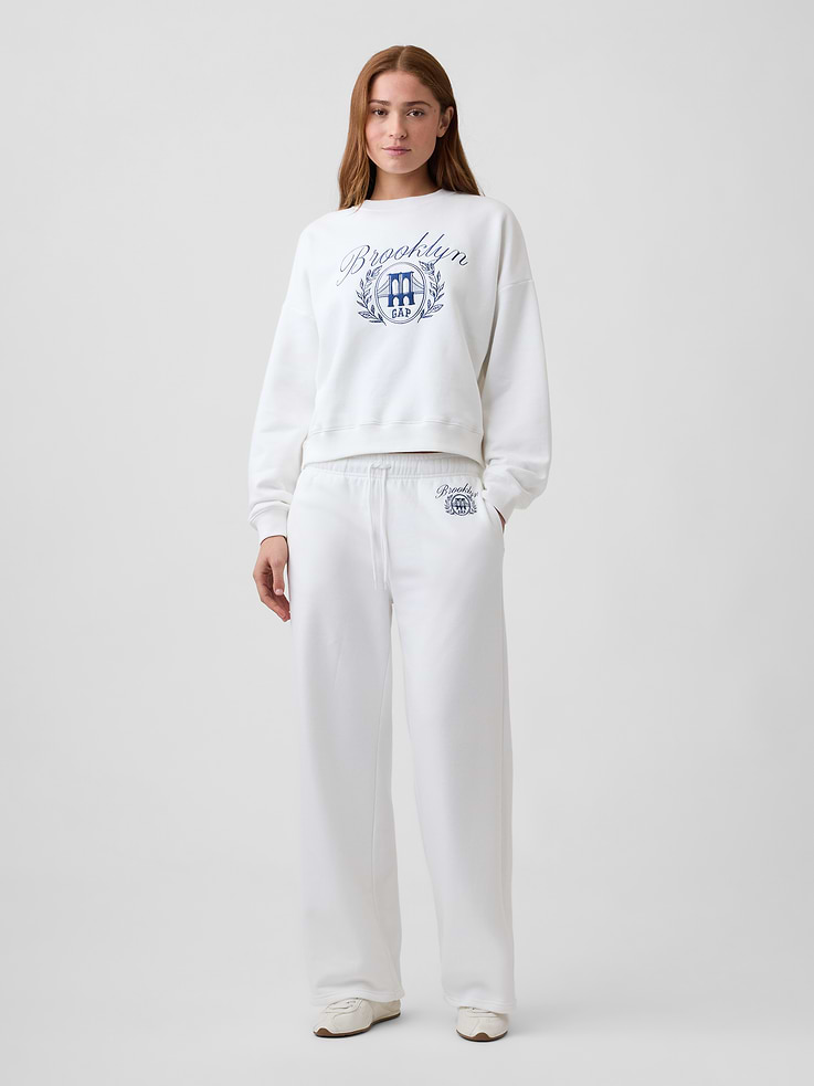 Image 3 of 5, Oversized Wedge Crewneck Sweatshirt