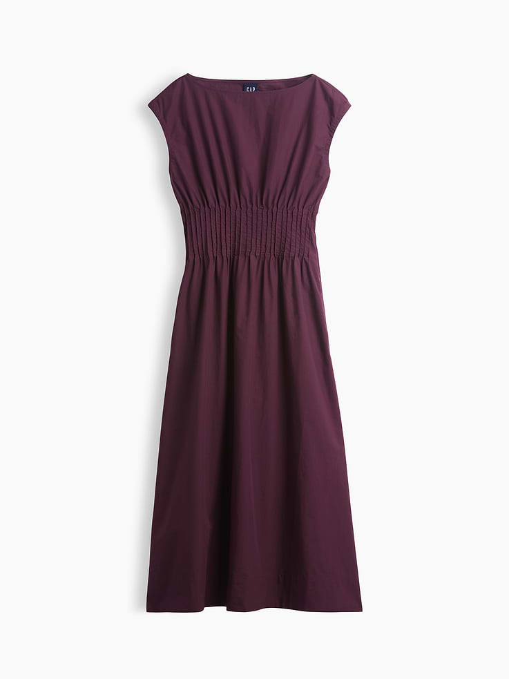 Image number 5 showing, Poplin Pintuck Maxi Dress