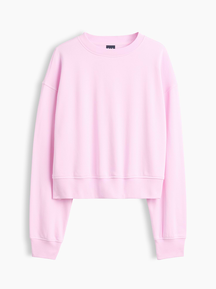 Image number 7 showing, VintageSoft Terry Oversized Wedge Sweatshirt