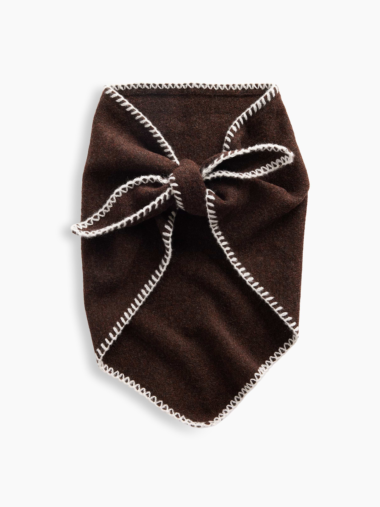 Image 3 de 4, Écharpe bandana à points roulés Effet cachemire
