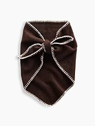 Image 3 de 4, Écharpe bandana à points roulés Effet cachemire