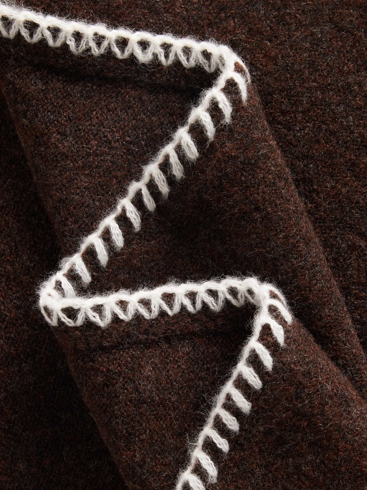 Image 4 de 4, Écharpe bandana à points roulés Effet cachemire