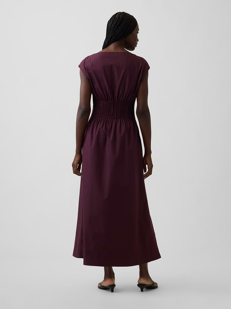 Image number 2 showing, Poplin Pintuck Maxi Dress