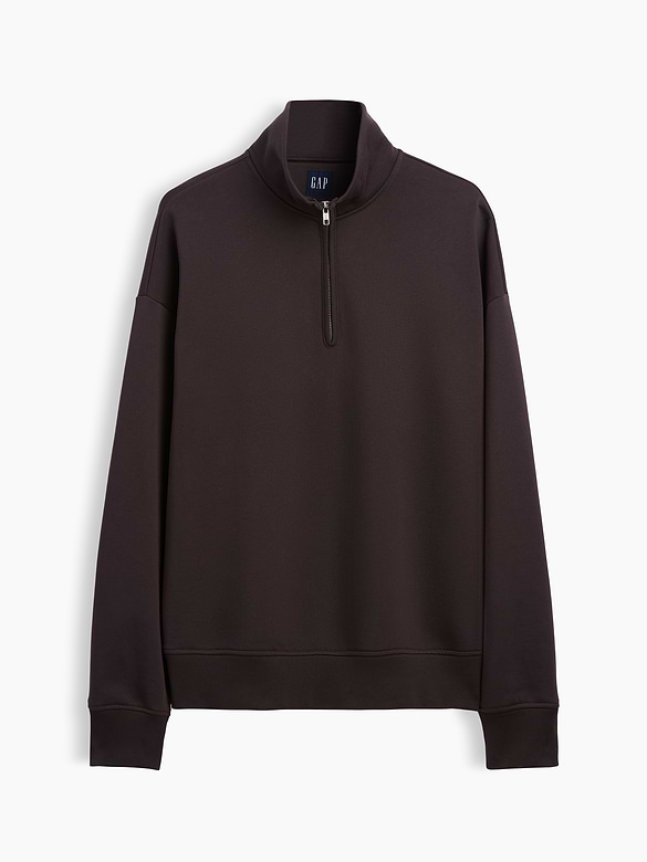 Heavyweight Oversized Quarter-Zip Pullover