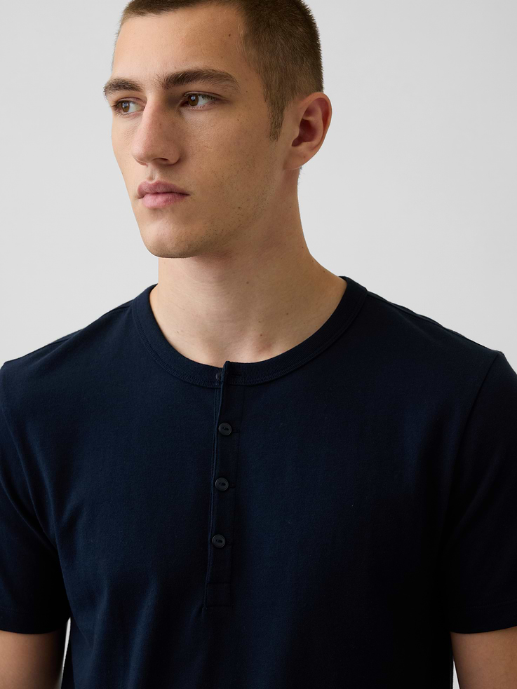 Image 4 of 5, Henley T-Shirt