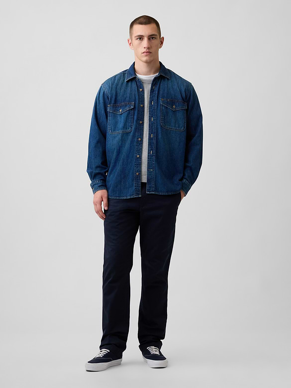 Modern Straight Khakis