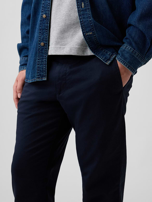 Modern Straight Khakis